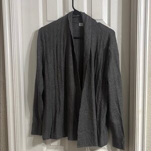 Gray Women's Open Front Cardigan